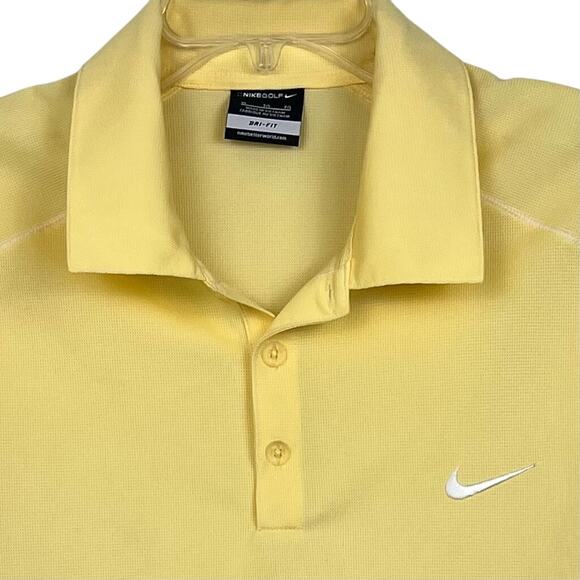Nike Golf, Dri-Fit Polo shirt men's XL short sleeve with stitching detail,  nwot - Picture 3 of 5
